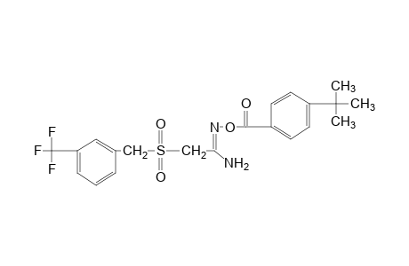 O-(p-tert-butylbenzoyl)-2-{[m-(trifluoromethyl)benzyl]sulfonyl}acetamidoxime