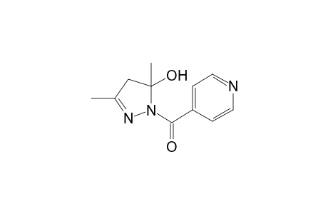 1-Isonicotinoyl-3,5-dimethyl-4,5-dihydro-1H-pyrazol-5-ol