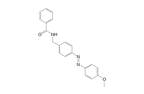 N-{p-[(p-METHOXYPHENYL)AZO]BENZYL}BENZAMIDE