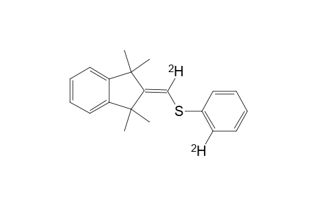 2-PHENYLTHIOMETHYLIDENE-1,1,3,3-TETRAMETHYL-INDANE;DIDEUTERATED