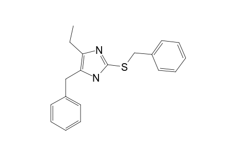 4-BENZYL-2-BENZYLSULFANYL-5-ETHYL-1H-IMIDAZOLE