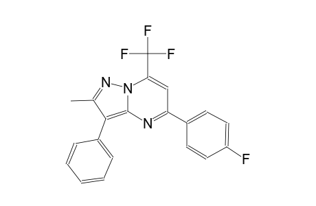 Pyrazolo[1,5-a]pyrimidine, 7-trifluoromethyl-5-(4-fluorophenyl)-2-methyl-3-phenyl-