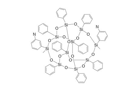 (TRANS)-DDSQ(M-AP)(ME);(TRANS)-[(META-AMINOPHENYL)-METHYLSILYL]-BRIDGED-PHENYL(8)-DOUBLE-DECKER-SILSESQUIOXANE