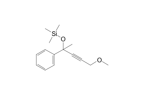 [(4-methoxy-1-methyl-1-phenyl-2-butynyl)oxy]trimethylsilane