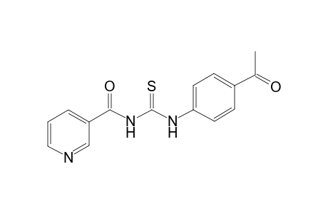 N-(4-Acetylphenyl)-N'-(3-pyridinylcarbonyl)thiourea