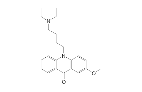 10-[4'-(N-DIETHYLAMINO)-BUTYL]-2-METHOXYACRIDONE