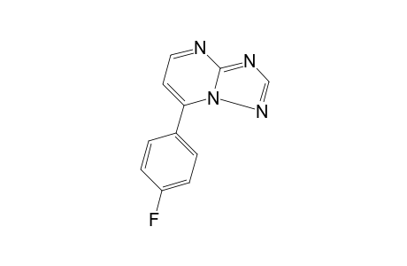 7-(p-FLUOROPHENYL)-s-TRIAZOLO[1,5-a]PYRIMIDINE