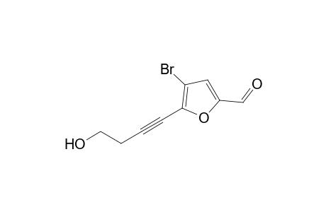 3-Bromo-2-(4'-hydroxybut-1'-ynyl)furan-5-carbaldehyde