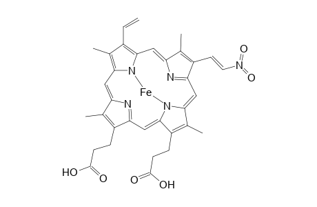 7-(2'-Nitrovinyl)-modified HEME