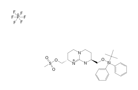 (2S,8S)-2-(TERT.-BUTYLDIPHENYLSILANYLOXYMETHYL)-8-METHANESULFONYLOXYMETHYL-3,4,6,7,8,9-HEXAHYDRO-2H-PYRIMIDO-[1,2-A]-PYRIMIDIN-1-IUM