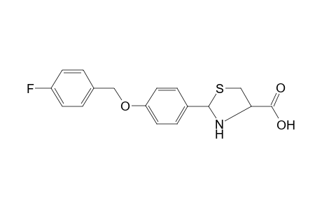 2-(4-[(4-Fluorobenzyl)oxy]phenyl)-1,3-thiazolidine-4-carboxylic acid