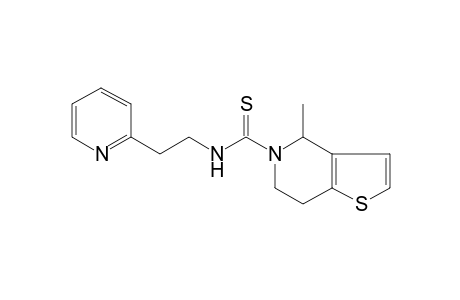 4-methyl-N-[2-(2-pyridyl)ethyl]-4,5,6,7-tetrahydrothiothieno[3,2-c]pyridine-5-carboxamide