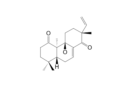 PEDINOPHYLLOL_B;9-BETA-HYDROXY-ENT-PIMARA-7,15-DIEN-1,14-DIONE