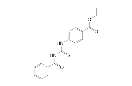 p-(3-benzoyl-2-thioureido)benzoic acid, ethyl ester