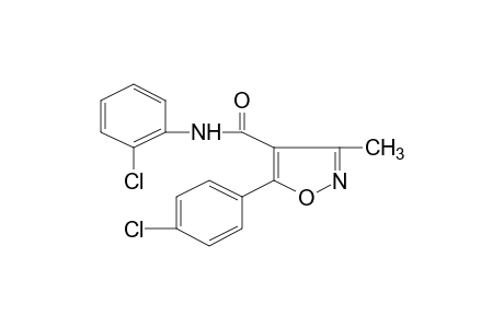 2'-chloro-5-(p-chlorophenyl)-3-methyl-4-isoxazolecarboxanilide