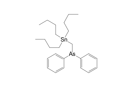 Arsine, diphenyl[(tributylstannyl)methyl]-