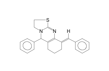 5-PHENYL-9-BENZYLIDENE-2,3,6,7,8,9-HEXAHYDRO-5H-THIAZOLO[2,3-B]QUINAZOLINE