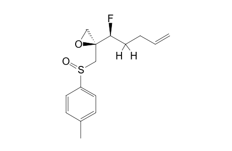 (1'S,2R)-2-[[(4-METHYLPHENYL)-SULFINYL]-METHYL]-2-(1'-FLUORO)-PENT-3'-ENYLOXIRANE