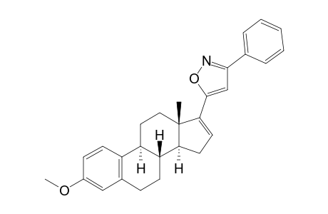 3-METHOXY-17-ALPHA-(3'-PHENYL-ISOXAZOL-5'-YL)-ESTRA-1,3,5(10),16-TETRAENE