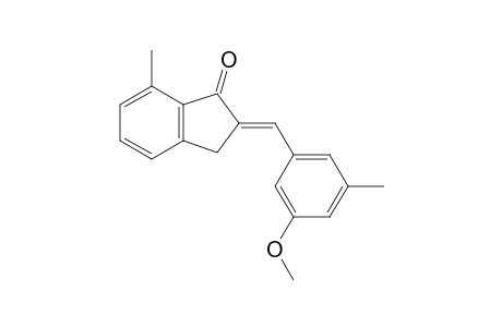 (2E)-2-(3-Methoxy-5-methylbenzylidene)-7-methyl-2,3-dihydro-1H-inden-1-one