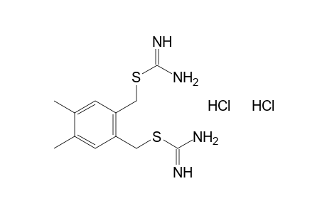 2,2'-(4,5-dimethyl-o-phenylenedimethylene)bis[2-thiopseudourea], dihydrochloride