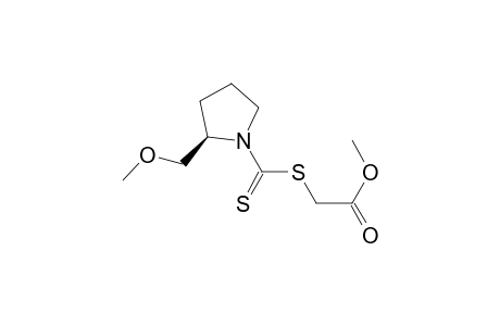 Methyl [(R)-2-methoxymethylpyrrolidine-1-yl-thiocarbonylthio]-acetate