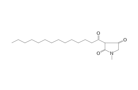 1-Methyl-3-tetradecanoyl-2,4-pyrrolidinedione