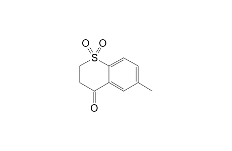 6-METHYL-THIOCHROMAN-4-ON-1,1-DIOXID