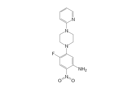 Piperazine, 1-(5-amino-2-fluoro-4-nitrophenyl)-4-(2-pyridyl)-