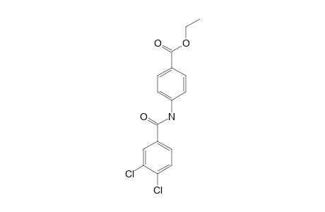 p-(3,4-dichlorobenzamido)benzoic acid, ethyl ester