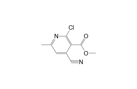 3-pyridinecarboxylic acid, 2-chloro-4-cyano-6-methyl-, methyl ester