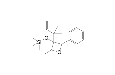 3-(1',1'-Dimethyl-2'-propenyl)-4-methyl-2-phenyl-3-[(trimethylsilyl)oxy]oxetane