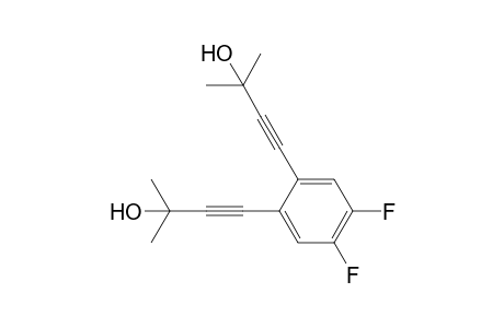 4-[4,5-Difluoro-2-(3-hydroxy-3-methylbut-1-yn-1-yl)phenyl]-2-methylbut-3-yn-2-ol