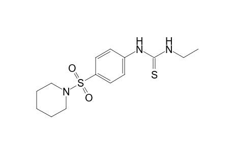 1-ethyl-3-[p-(piperidinosulfonyl)phenyl]-2-thiourea