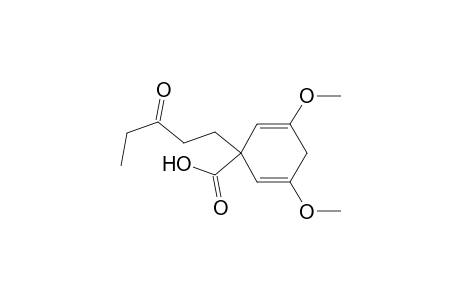 2,5-Cyclohexadiene-1-carboxylic acid, 3,5-dimethoxy-1-(3-oxopentyl)-