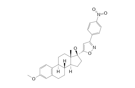 3-METHOXY-17-ALPHA-[3'-(4''-NITRO)-PHENYL-ISOXAZOL-5'-YL]-ESTRA-1,3,5(10)-TRIEN-17-BETA-OL