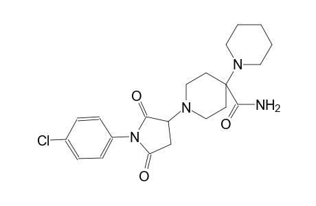 1'-(1-(4-chlorophenyl)-2,5-dioxopyrrolidin-3-yl)-[1,4'-bipiperidine]-4'-carboxamide