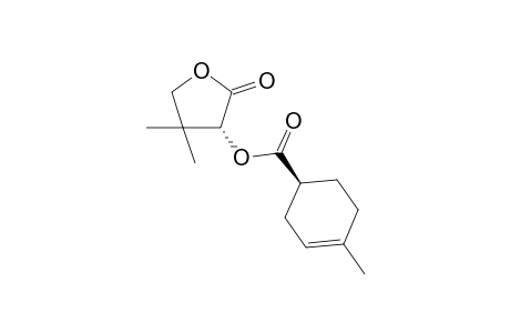 2-[4'-Methyl-3-cyclohexene-1-(carbonyloxy)]-3,3-dimethyl-.gamma.-butyrolactone