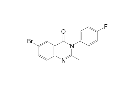 6-bromo-3-(p-fluorophenyl)-2-methyl-4(3H)-quinazolinone