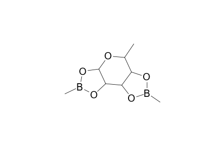 .alpha.-L-Galactopyranose, 6-deoxy-, cyclic 1,2:3,4-bis(methylboronate)