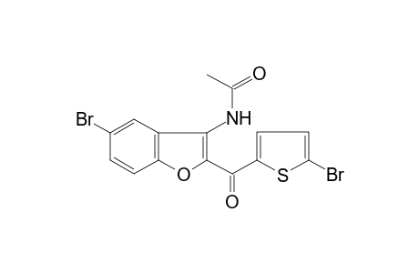 N-[5-Bromo-2-(5-bromo-thiophene-2-carbonyl)-benzofuran-3-yl]-acetamide