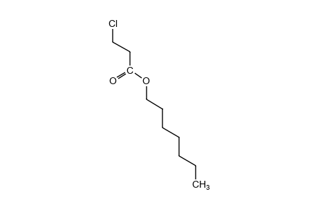 PROPIONIC ACID, 3-CHLORO-, HEPTYL ESTER