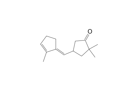 Cyclopentanone, 4-[(2-methyl-2-cyclopenten-1-ylidene)methyl]-2,2-dimethyl-, (Z)-