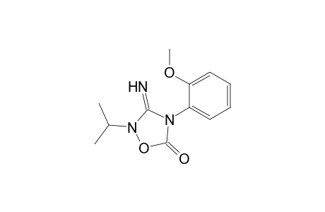 3-imino-2-isopropyl-4-(2-methoxyphenyl)-1,2,4-oxadiazolidin-5-one