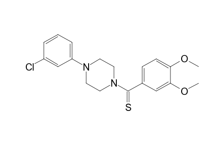 1-(m-chlorophenyl)-4-(thioveratroyl)piperazine