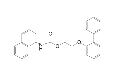 1-NAPHTHALENECARBAMIC ACID, 2-/O-BIPHENYLYLOXY/ETHYL ESTER