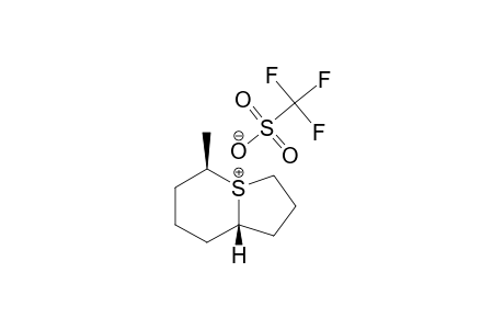 EXO-CIS-2-METHYL-1-THIONIABICYCLO-[4.3.0]-NONANE-TRIFLUOROMETHANESULFONATE