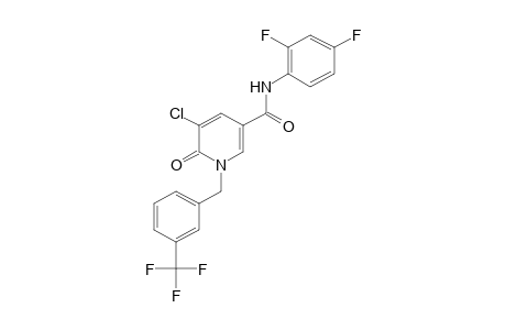 5-CHLORO-2',4'-DIFLUORO-1,6-DIHYDRO-6-OXO-1-[m-(TRIFLUOROMETHYL)-BENZYL]NICOTINANILIDE