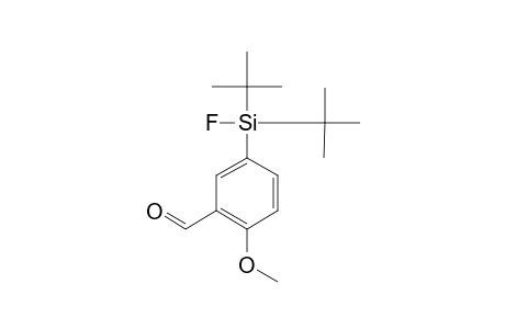 5-(DI-TERT.-BUTYLFLUROSILYL)-2-METHOXYBENZALDEHYDE