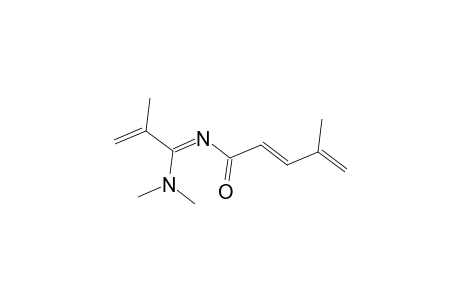 2,4-Pentadienamide, N-[1-(dimethylamino)-2-methyl-2-propenylidene]-4-methyl-, (?,E)-